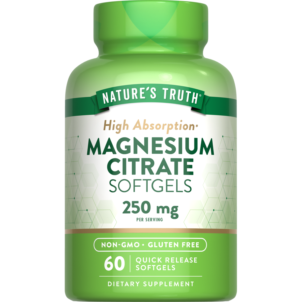 Nature's Truth Magnesium Citrate Softgels - 250 Mg