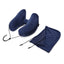 Coussin de Voyage Gonflable à Capuche - Léger et Portable
