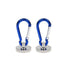 Blue Magnetic Carabiner Tool with Edging Buckle