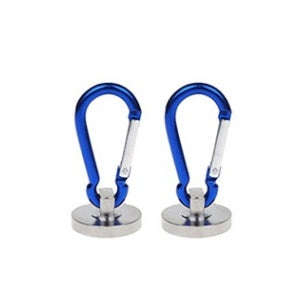 Blue Magnetic Carabiner Tool with Edging Buckle