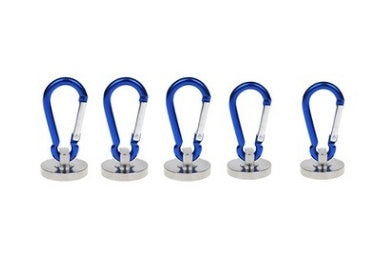 Blue Magnetic Carabiner Tool with Edging Buckle