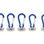 Blue Magnetic Carabiner Tool with Edging Buckle