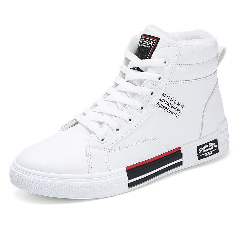 Premium High-Top Velvet Sneakers for Comfort and Style