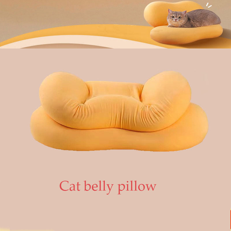 Coussin de Voyage en Mousse à Mémoire Cat Belly