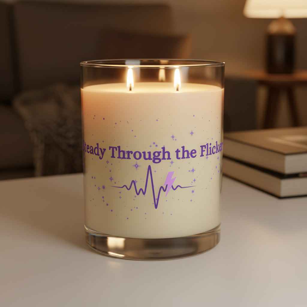 Vela Steady Through the Flicker – Vela de Soja para la Conciencia sobre la Epilepsia