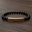 Natural Stone Freedom Bracelet - Stretch Bar Design