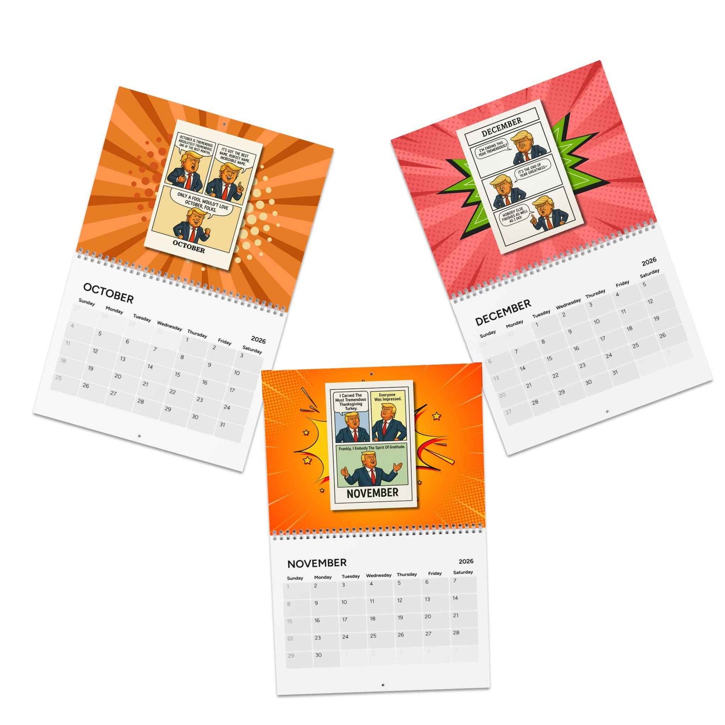 Les Chroniques de la Grandeur : Calendrier Comic 2026