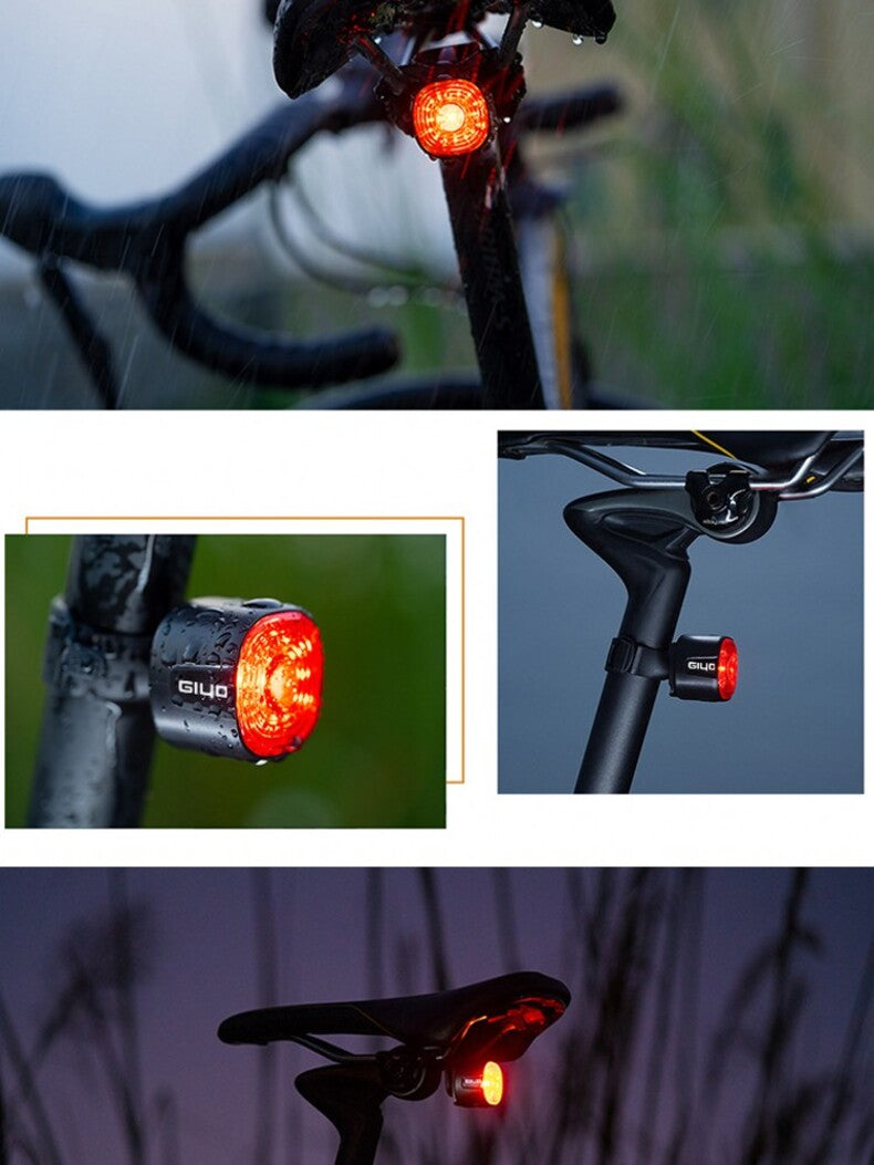 Luz de Freno Inteligente para Bicicletas - Recargable y Resistente al Agua