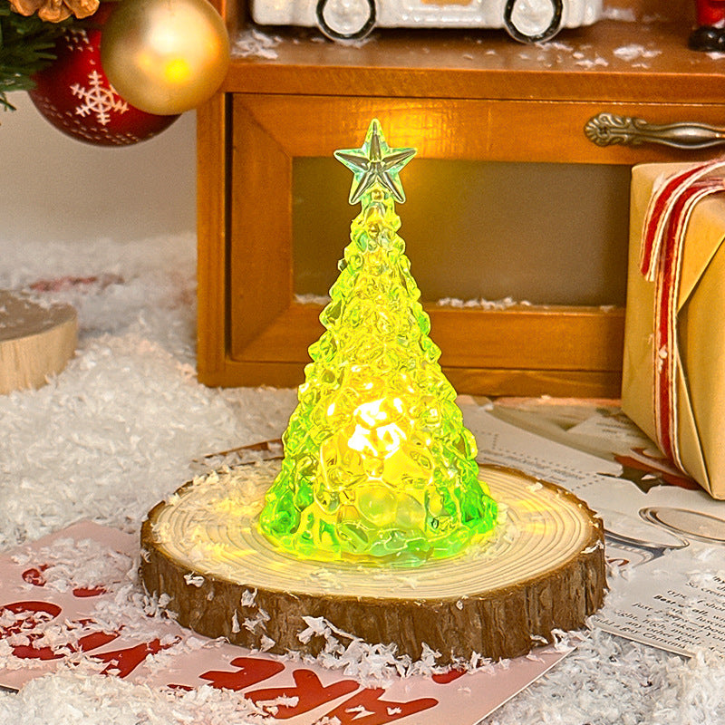 Christmas Star LED Night Light - Festive Desktop Ornament