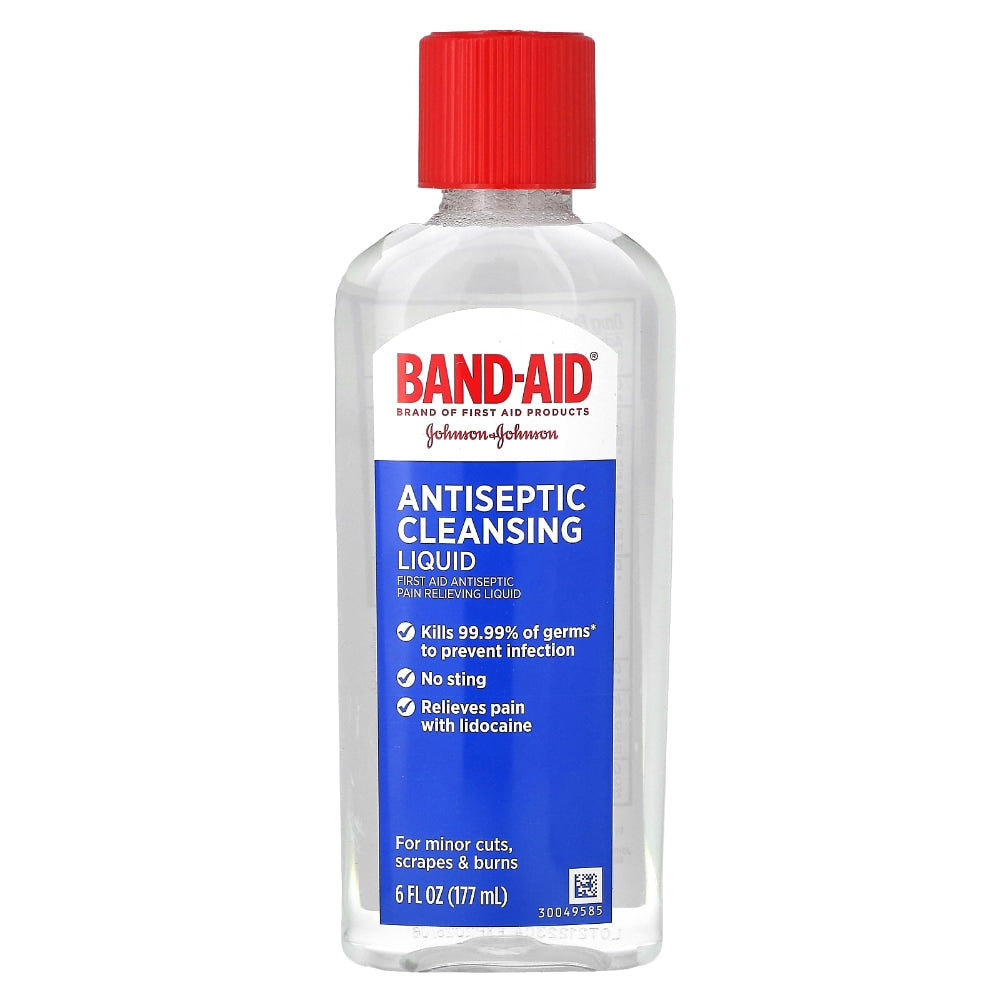 Band-Aid Brand Antiseptic Cleansing Liquid, 6 Oz