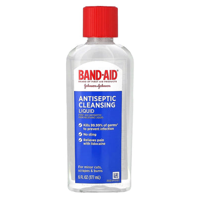 Band-Aid Brand Antiseptic Cleansing Liquid, 6 Oz