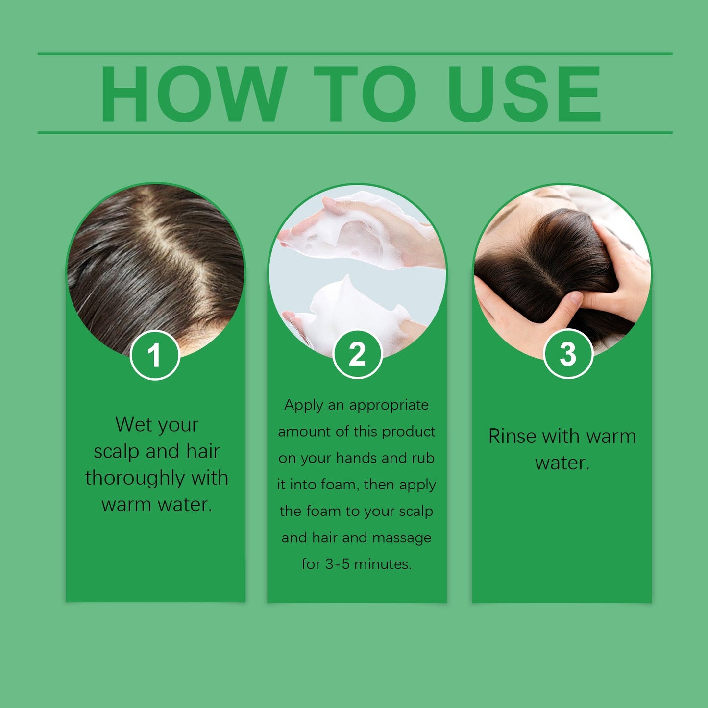 Control Oily Scalp Care Shampoo Moisturizing Repair Nourishing Dry Hair Smooth Shampoo - Korvel