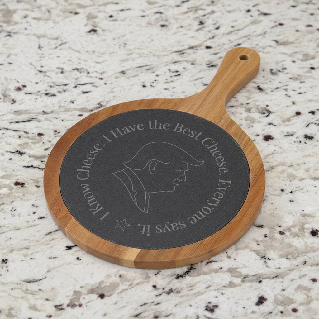 I Know Cheese Charcuterie Board – Engraved Acacia Wood Board