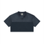 Loki & Ivy Women's Cropped Paneled V-Neck Jersey