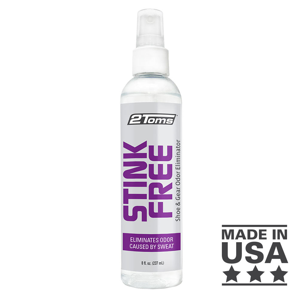 Spray 2Toms Stink Free de 8 OZ pour chaussures et équipements