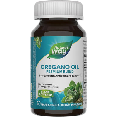 Gélules véganes d'huile d'origan standardisée de Nature's Way