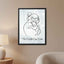 L'impression sur toile Chat Le Monde Peut Attendre