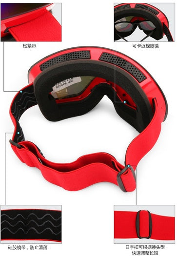 Premium Ski Goggles with Anti-Fog UV Protection