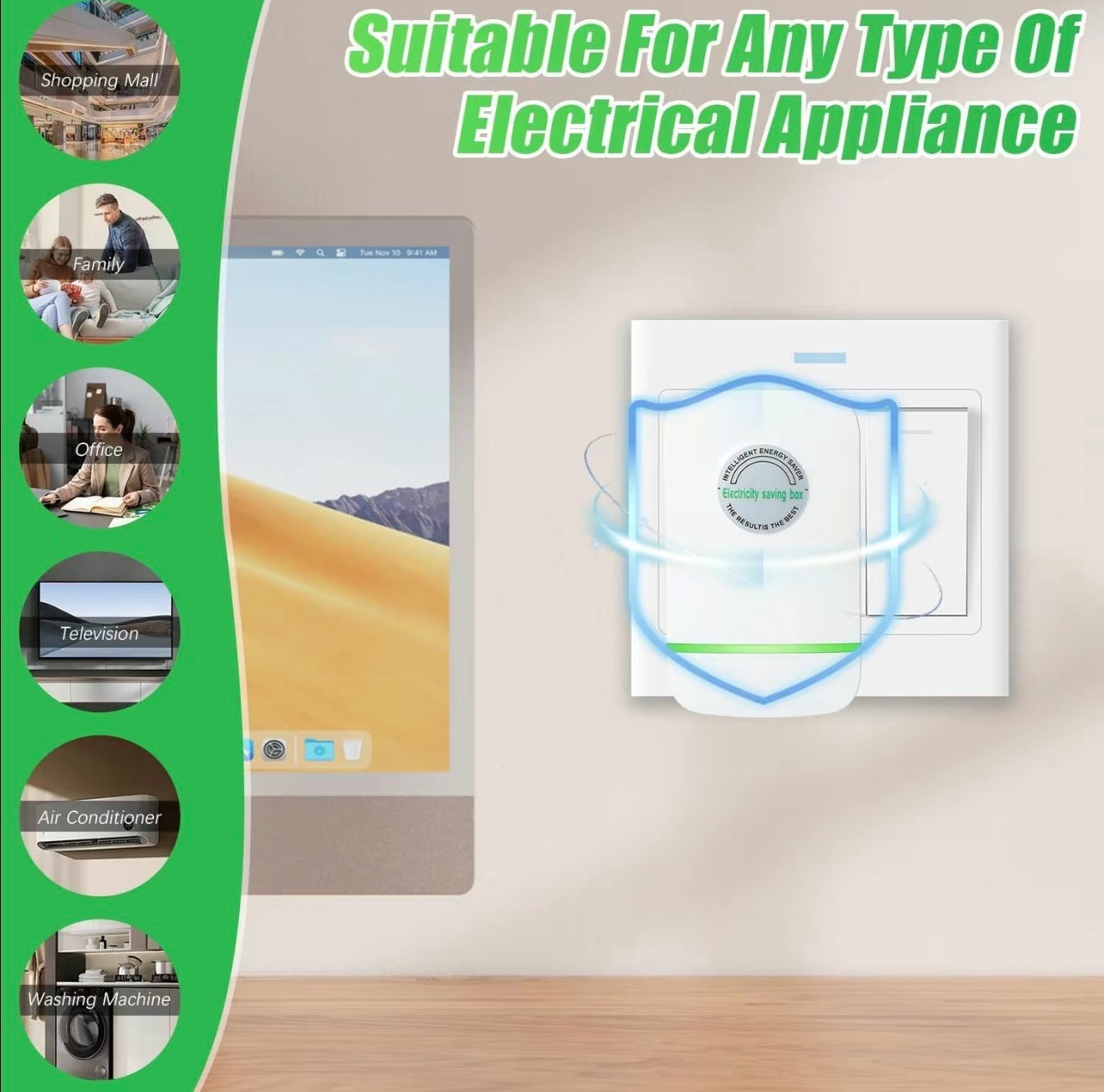 Convertidor PowerSync - Adaptador de corriente compacto