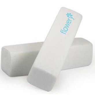 Flowery Polar Bar White Block Nail File