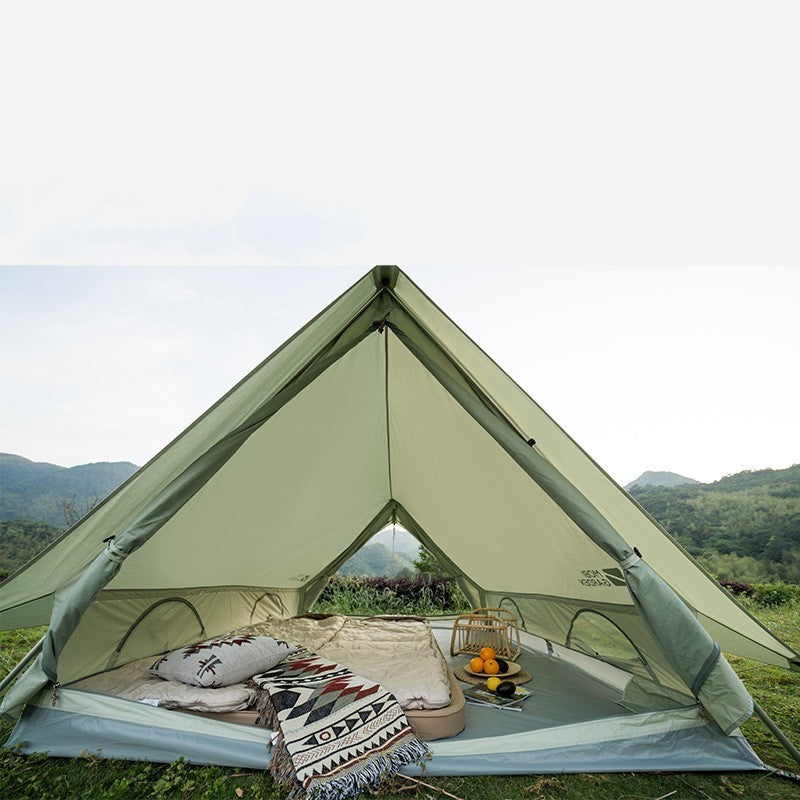 Tente de camping en coton de luxe grande taille pour familles