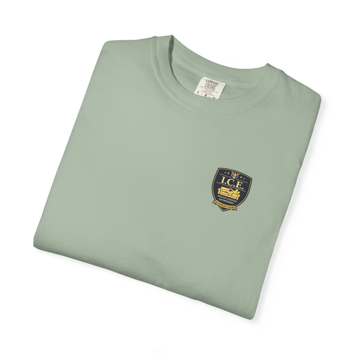 I.C.E. Badge T-Shirt | Institute of Cozy Excellence Tee
