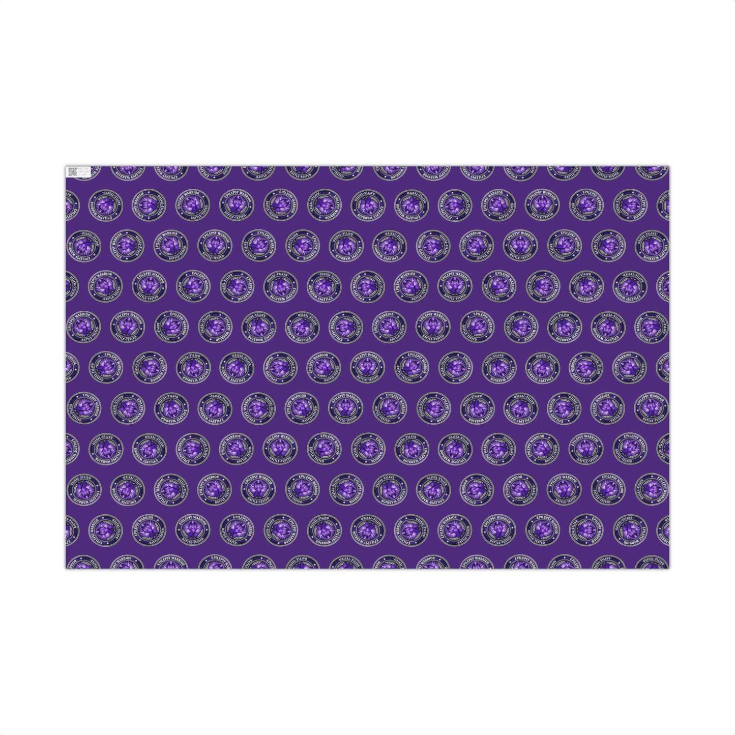 Epilepsy Warrior Gift Wrap - Purple Awareness Paper
