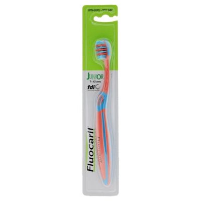 Cepillo de dientes Fluocaril Junior para edades de 7 a 12 años - Diseño extra flexible