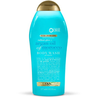OGX Radiant Glow Argan Oil Extra Hydrating Body Wash, 19.5 oz