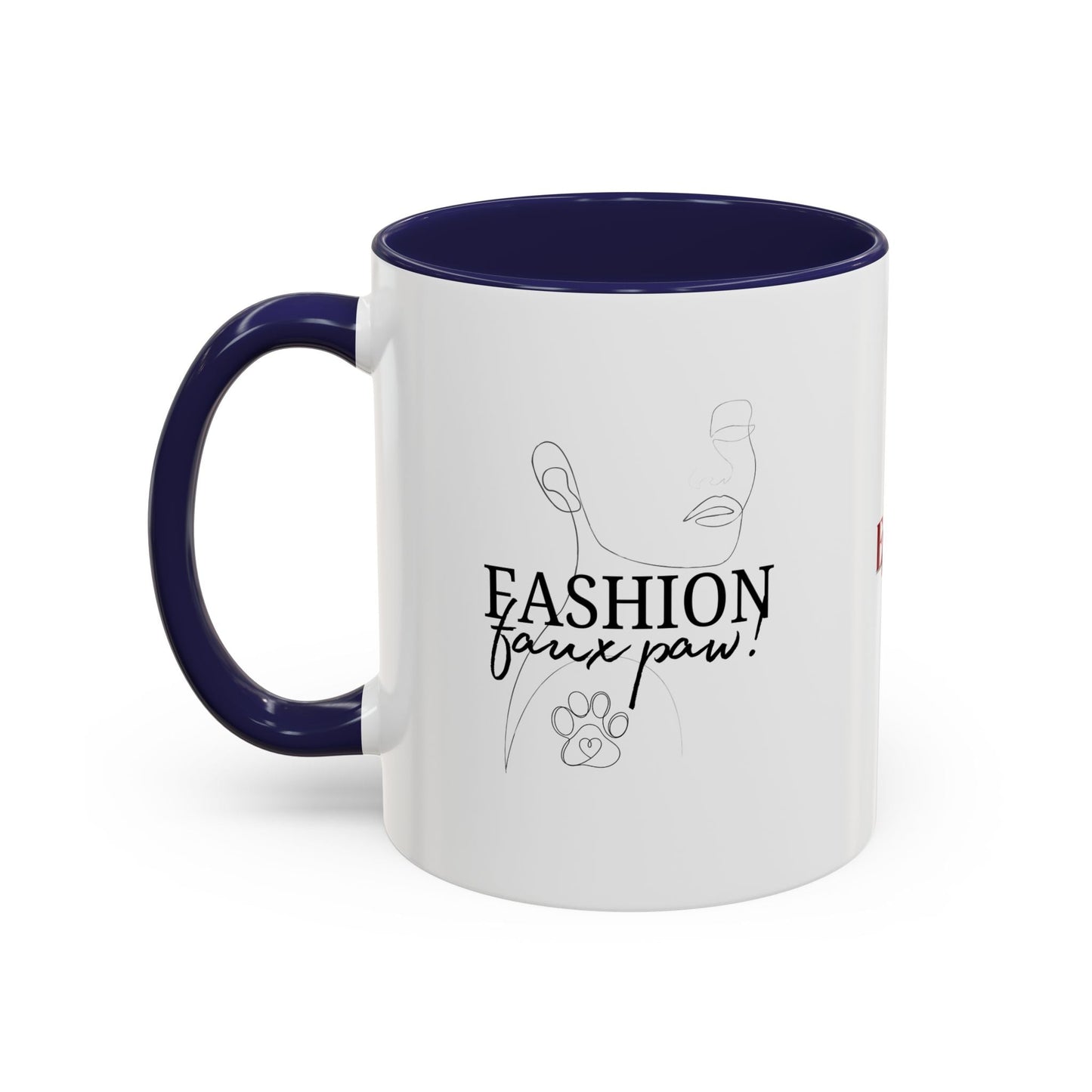 Stylish Faux Paw Accent Coffee Mug - Perfect for Your Brew (11oz & 15oz) - Korvel