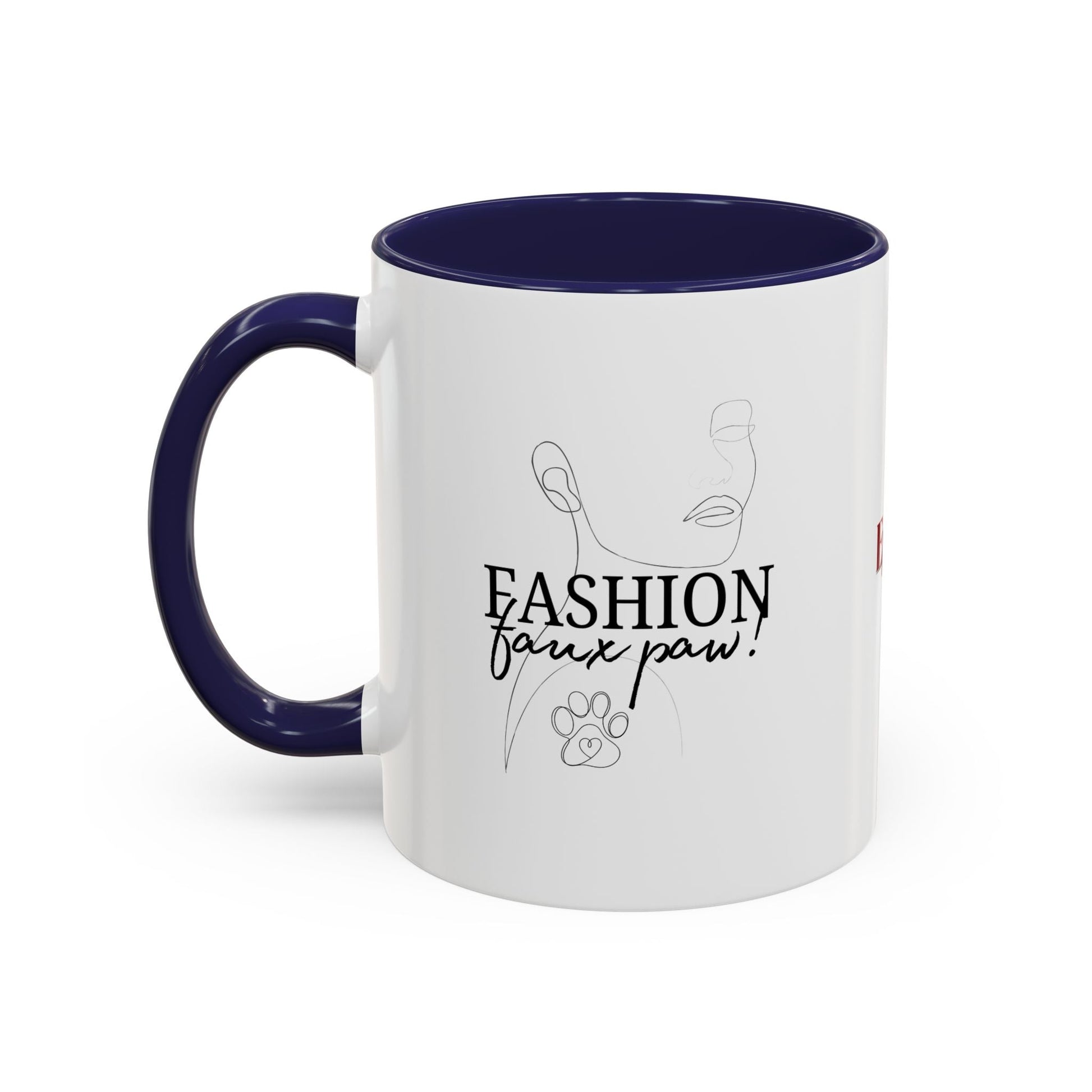 Stylish Faux Paw Accent Coffee Mug - Perfect for Your Brew (11oz & 15oz) - Korvel