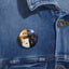 Embrace the Duality – Cat Pinback Button - Korvel
