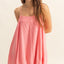 Vestido Mini Cami Flowy A-Line con Bolsillos