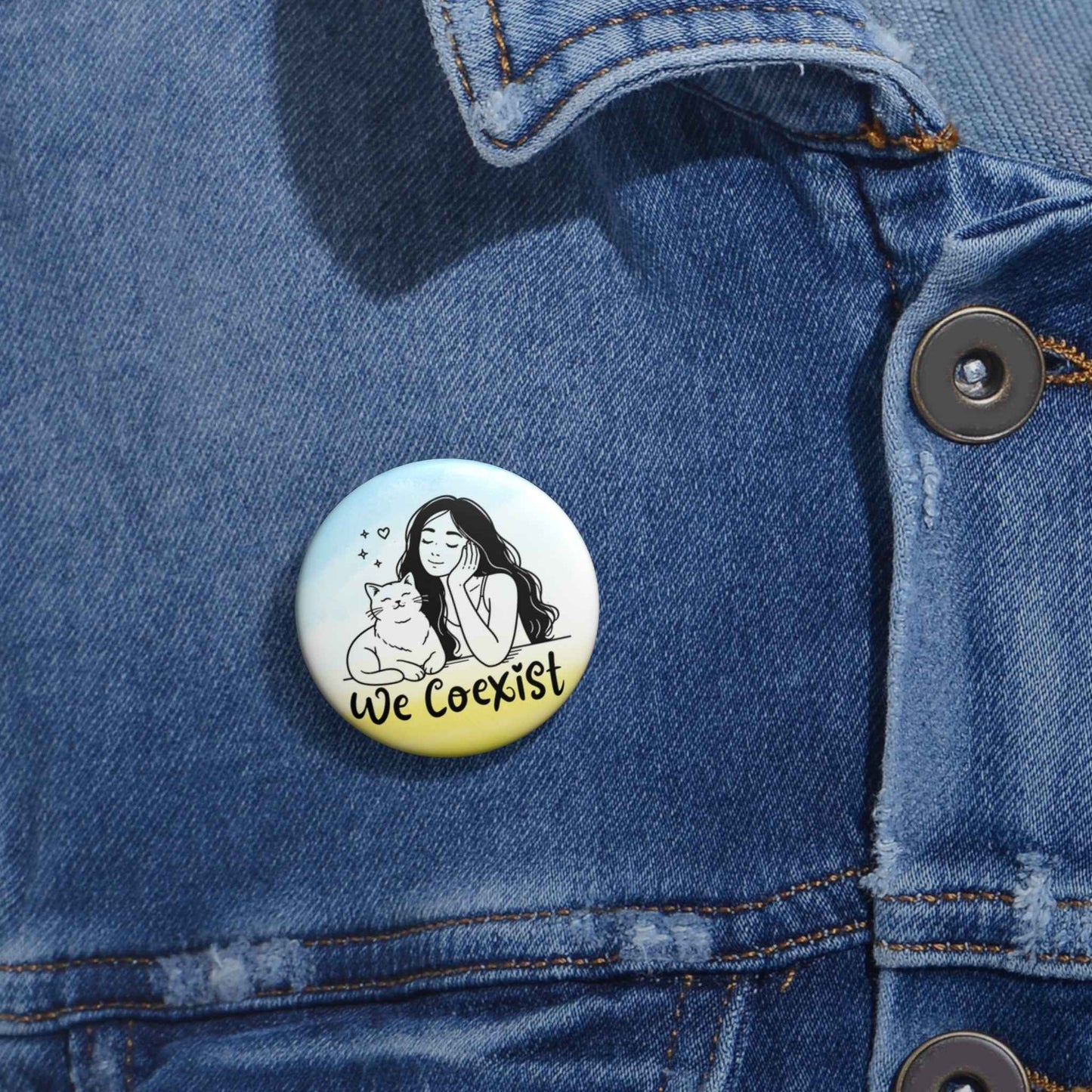 Botón de Pin We Coexist