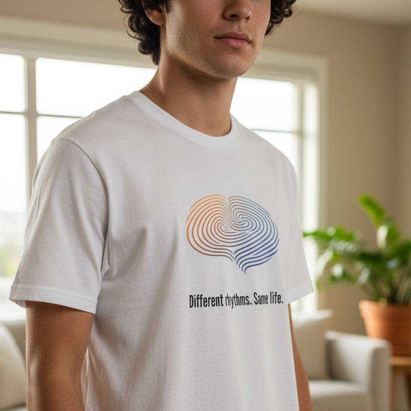 Different Rhythms. Same Life. Unisex T-Shirt