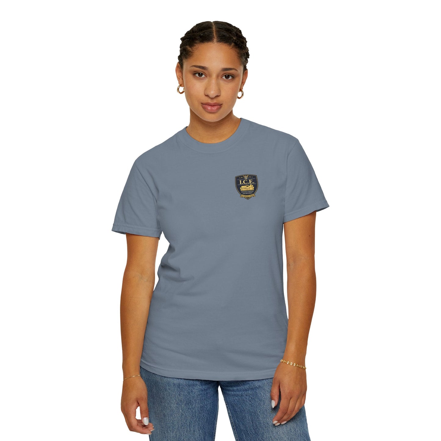 I.C.E. Badge T-Shirt | Institute of Cozy Excellence Tee
