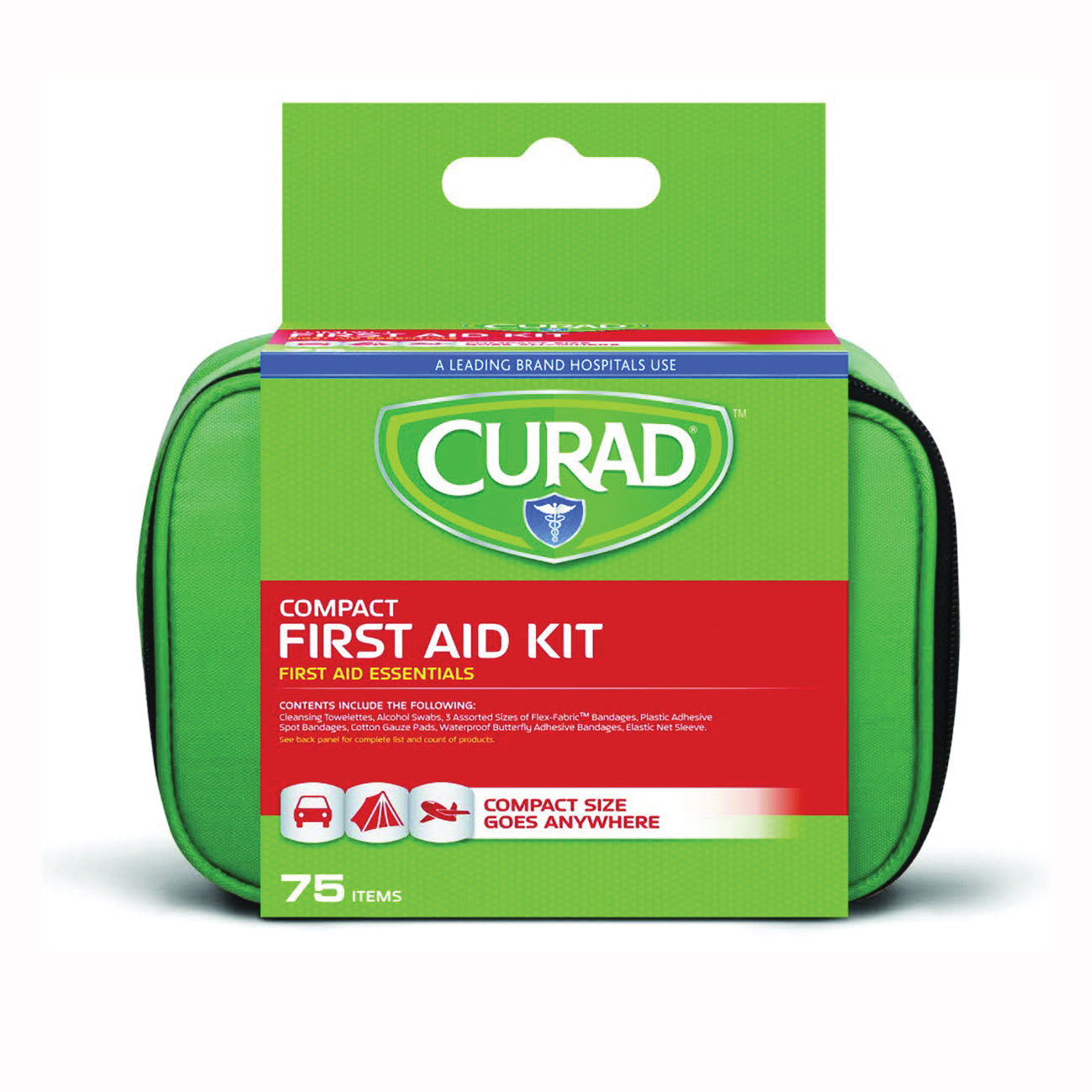 Kit de Primeros Auxilios Compacto Curad - 75 Piezas Esenciales