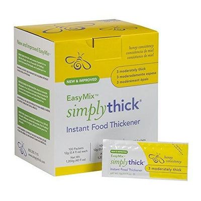 Simply Thick EasyMix Honey Consistency Food Thickener, 12g Packets