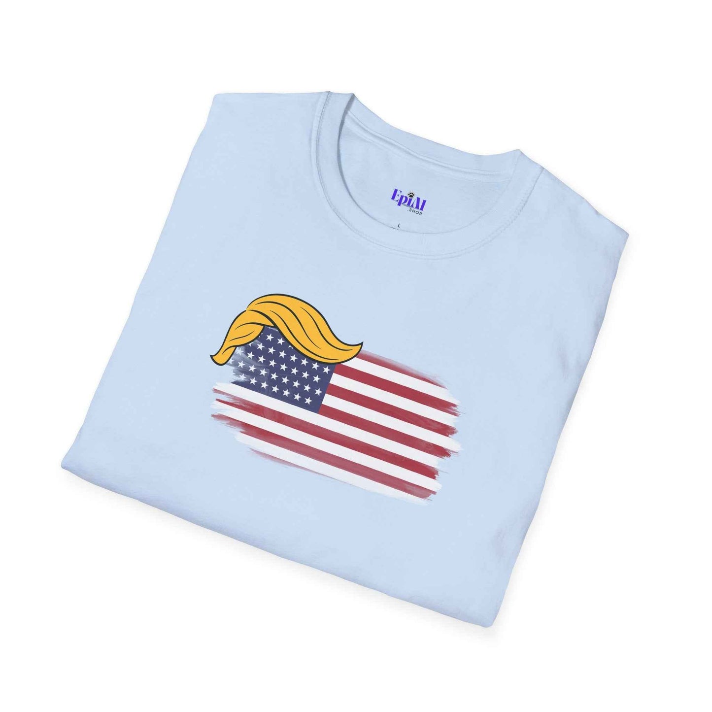 Camiseta Parodia Swoop & Stripes – Camiseta Unisex de Algodón Suave