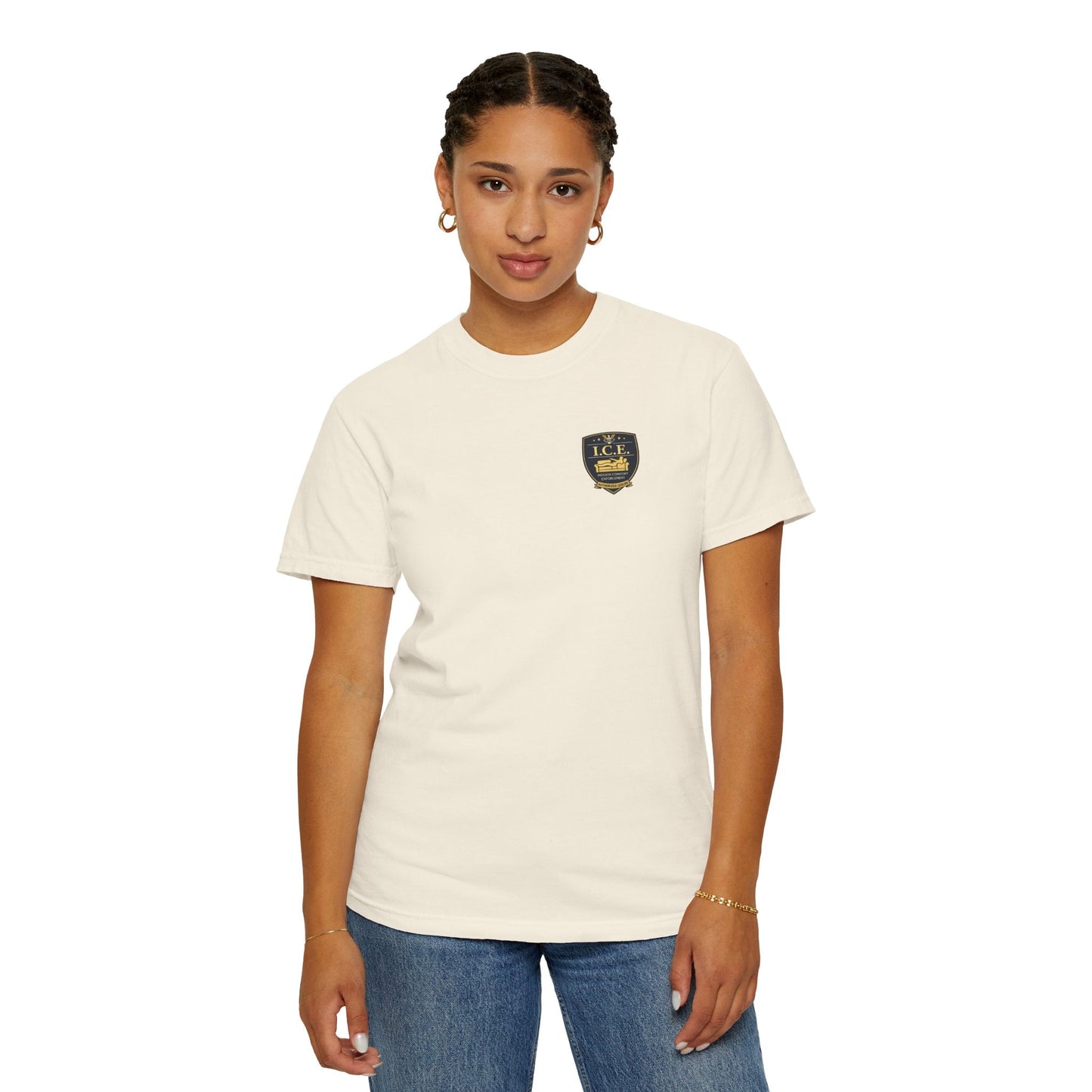 I.C.E. Badge T-Shirt | Institute of Cozy Excellence Tee