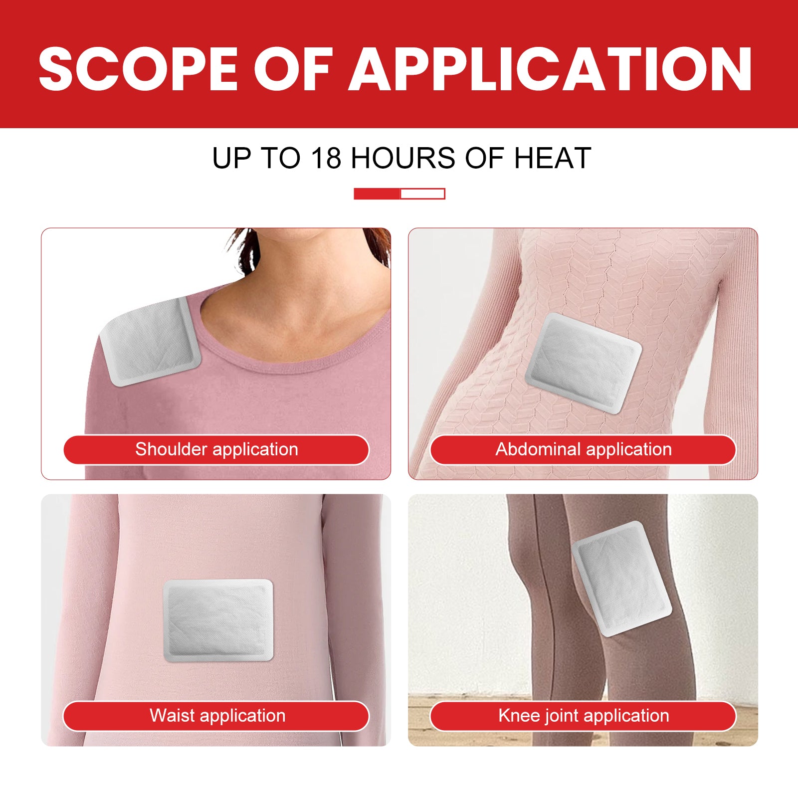 Hand Warmer, Self-Heating Portable Rapid Heating Warm Waist Belly Warm Baby Self-Heating Post - Korvel