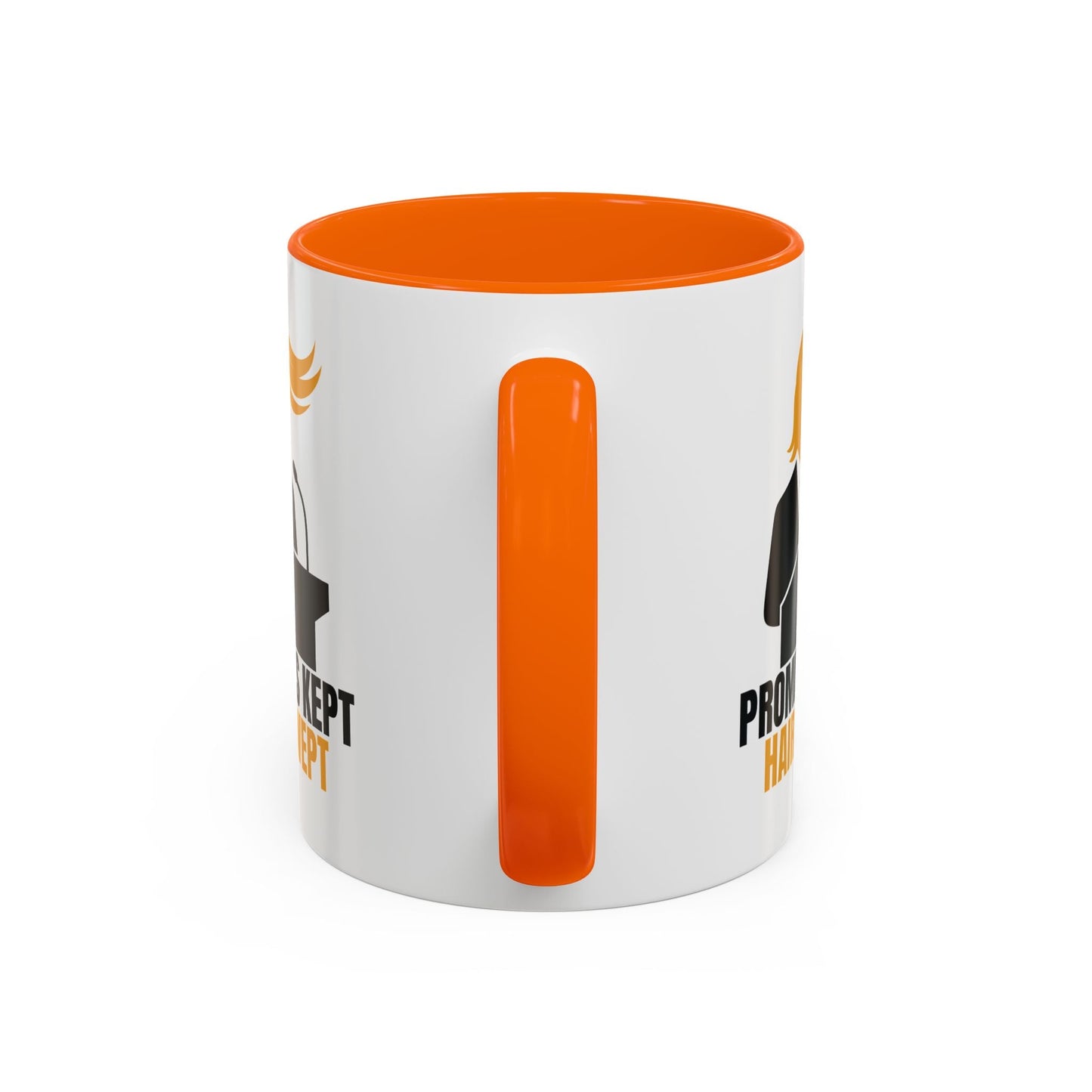 Promises Kept, Hair Swept Two-Tone Coffee Mug
