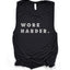 Work Harder Muscle Tank - Premium Activewear - Korvel