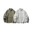 Splicing workwear long sleeved shirt men's loose casual shirt - Korvel