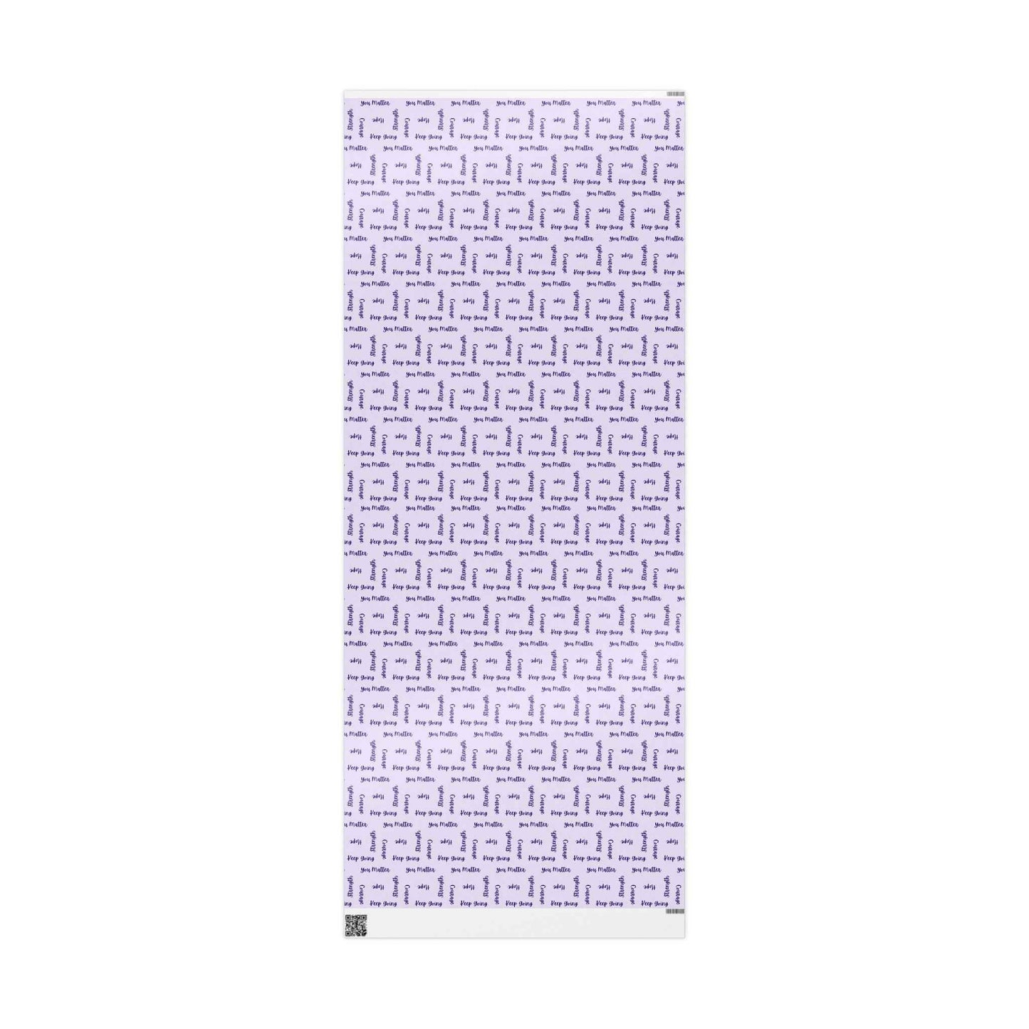 Emballage de mots inspirants – Emballage cadeau violet clair