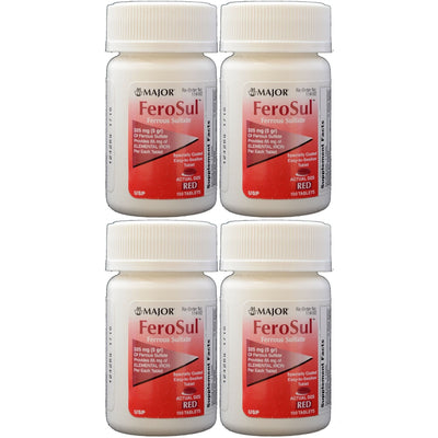 Major FeroSul Ferrous Sulfate 325mg - 100 Tablets