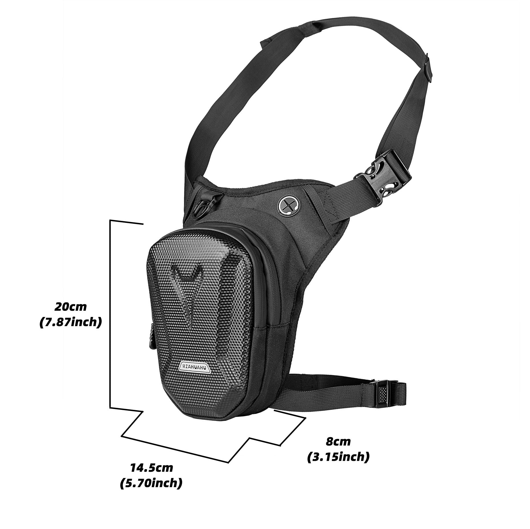 Rider Motorcycle Leg Bag Riding Bag Motorcycle Messenger Bag Men's Waist Bag Delivery Cross Bag Riding Backpack Waterproof - Korvel