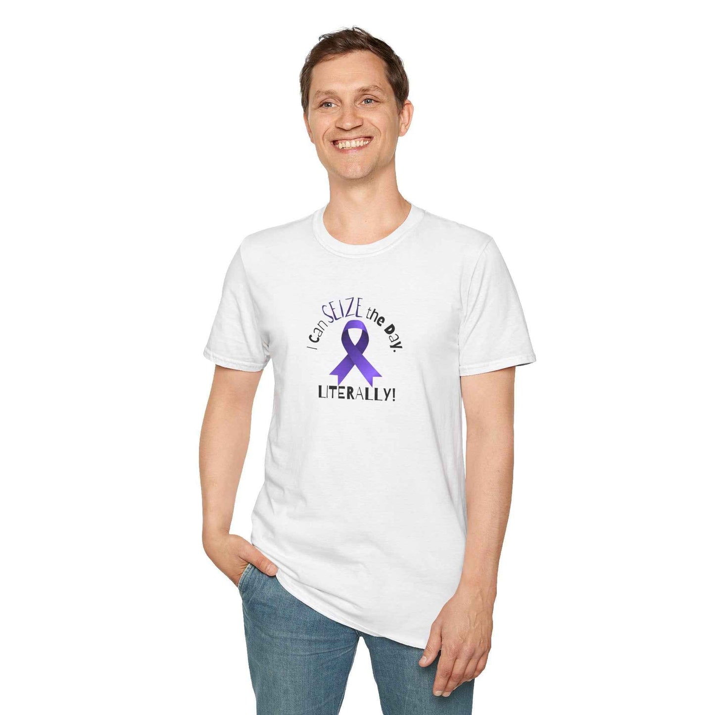 Epilepsy Awareness Pin Button - Seize the Day