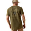 Camiseta de Serpiente Verde Oliva para Hombre de Ariat
