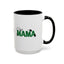 Christmas Cat Mama Accent Coffee Mug - 11oz & 15oz
